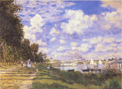 Claude Monet Port in Argenteuil China oil painting art